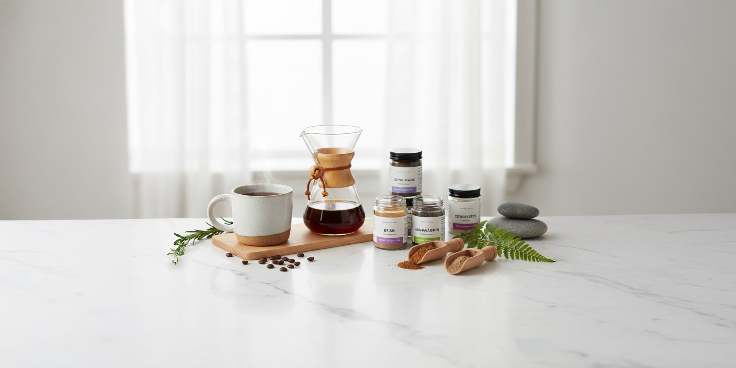 CBD coffee vs adaptogenic mushroom coffee side by side comparison