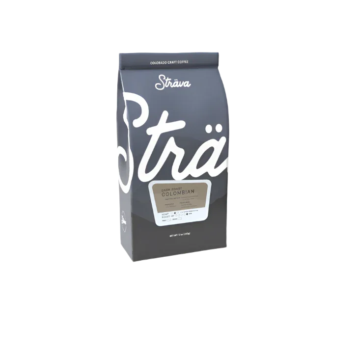 Strava CBD Coffee 250mg Dark Columbian Roast - Angled