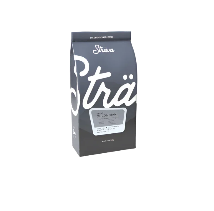 Strava CBD Coffee 500mg Decaf Columbian Roast - Angled