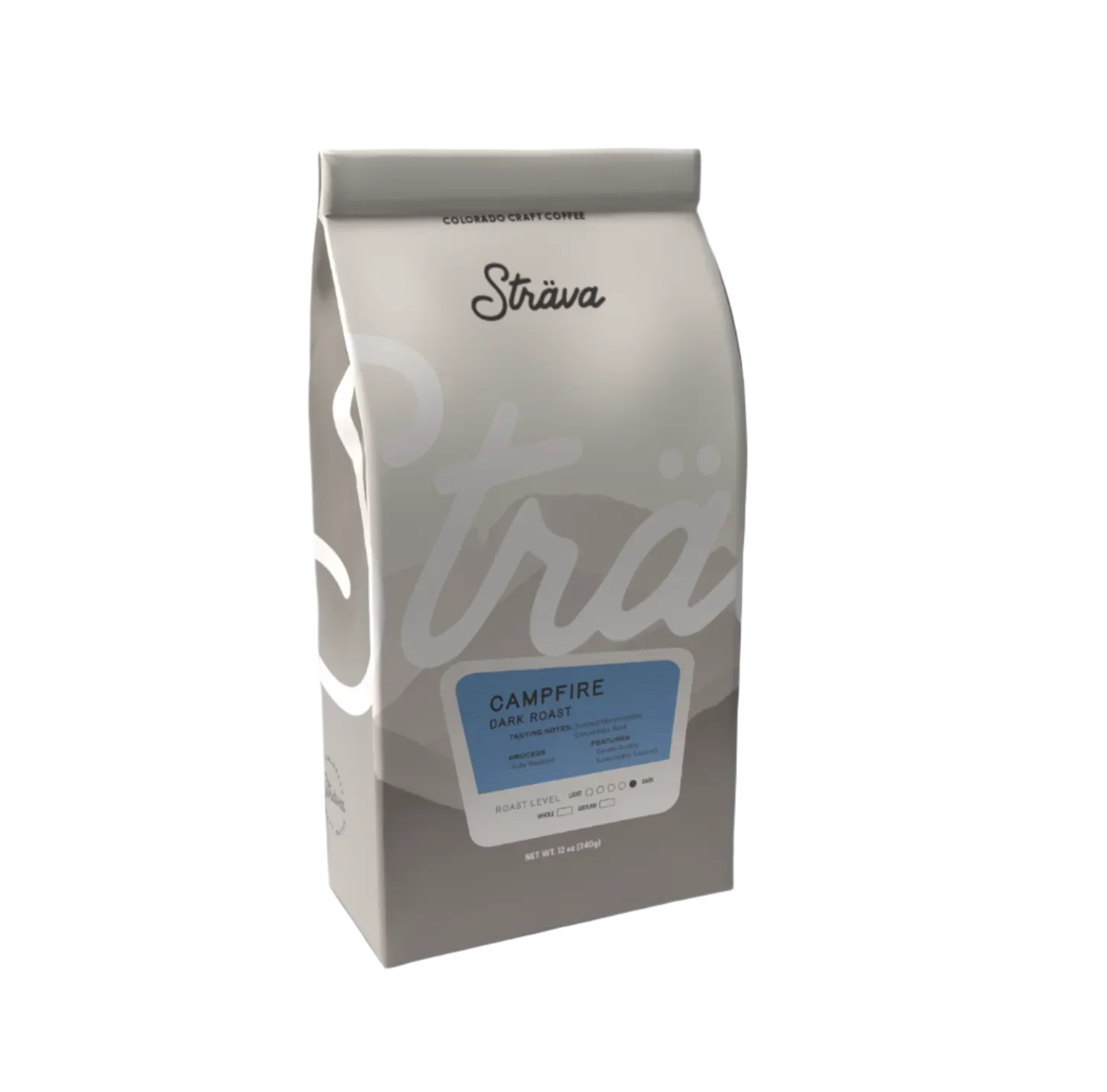 Strava Dark Roast Speciality, Small Batch Coffee - Angled