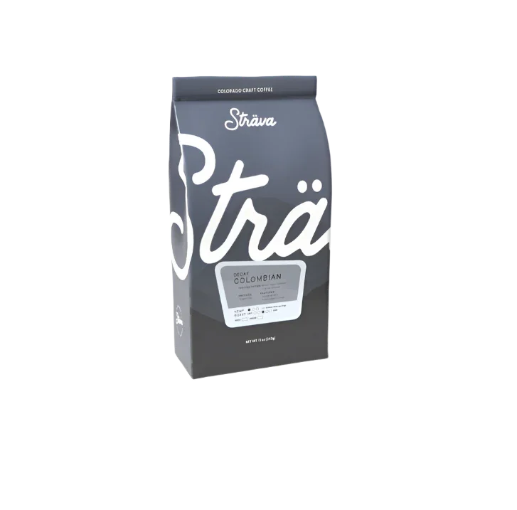 Strava CBD Coffee 100mg Decaf Columbian Roast - Angled