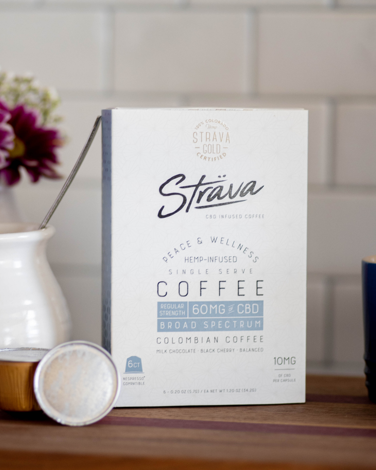 CBD Coffee (Nespresso* Pods) - 10mg CBD/Serving - Medium Roast